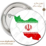 پیکسل پرچم ایران در نقشه ایران
